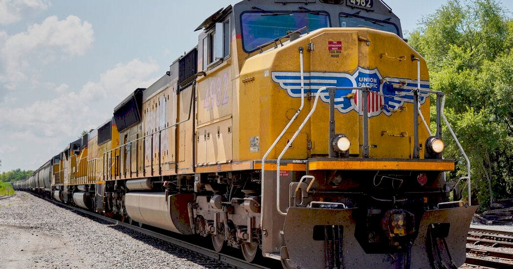 Залізничні колії Union Pacific і Norfolk Southern