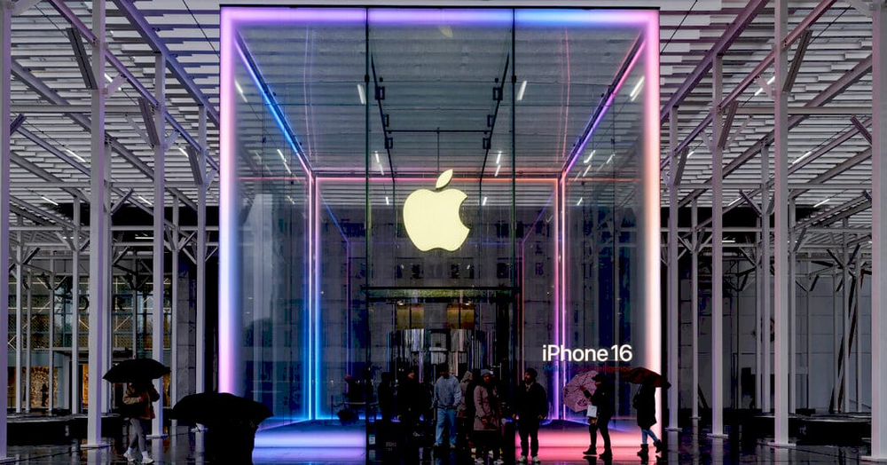 Графік фінансових результатів Apple