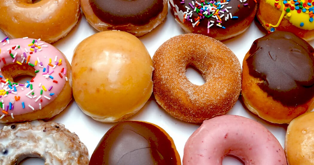 Свіжі пончики Krispy Kreme