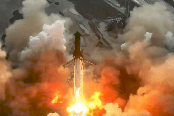 Тестовий політ ракети Starship від SpaceX