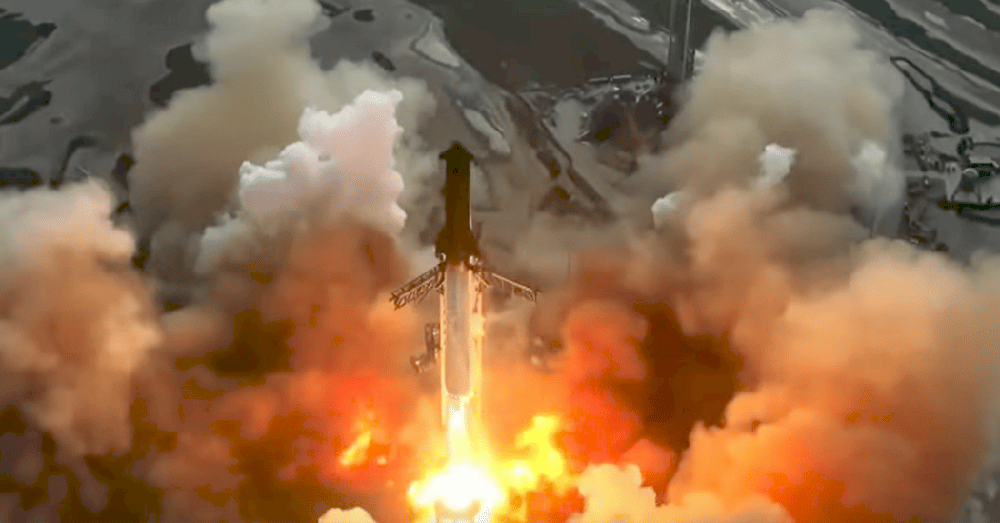 Тестовий політ ракети Starship від SpaceX