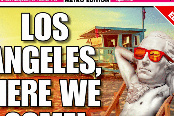 The New York Post запускає нову газету в Каліфорнії Логотип The California Post