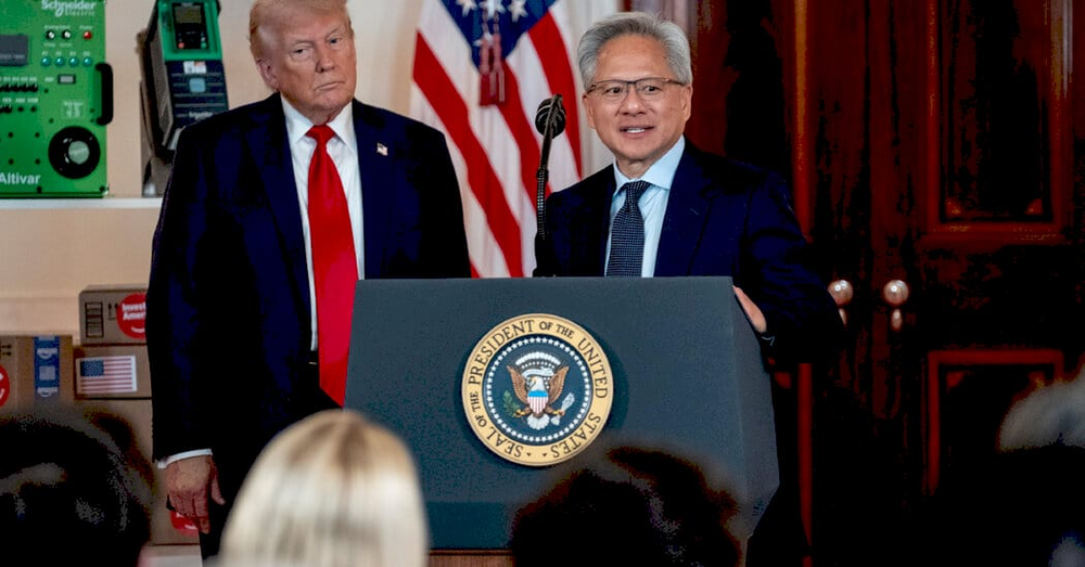 Президент Трамп з представниками Nvidia та AMD