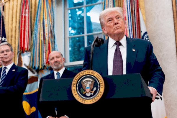Зображення нових тарифів Трампа