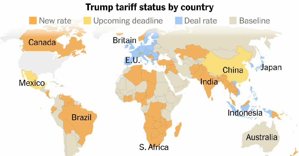 Трамп оголошує нові тарифи на імпорт