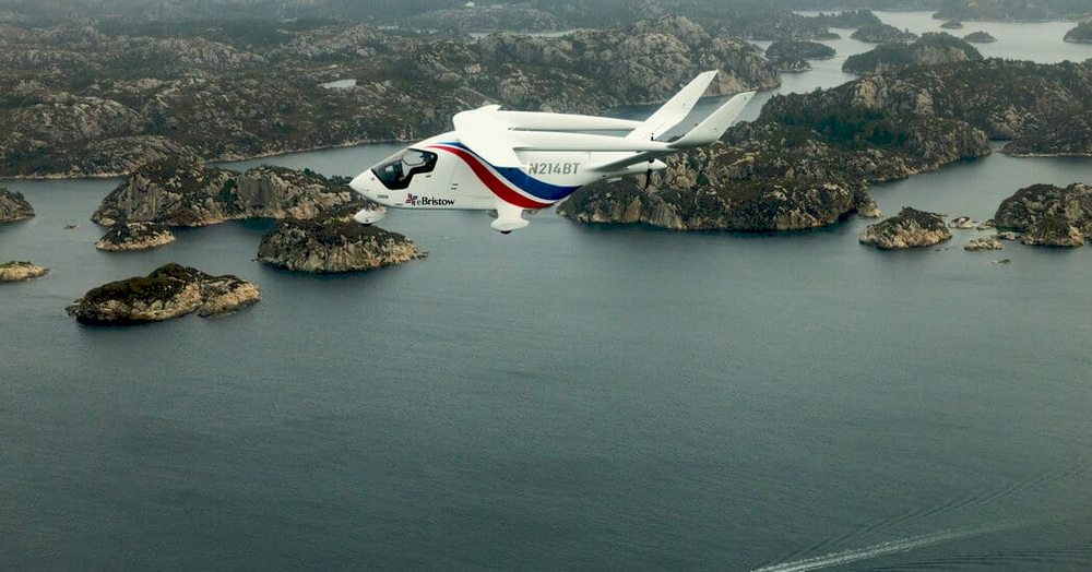 Електричний літак Alia CX 300 під час тестового польоту