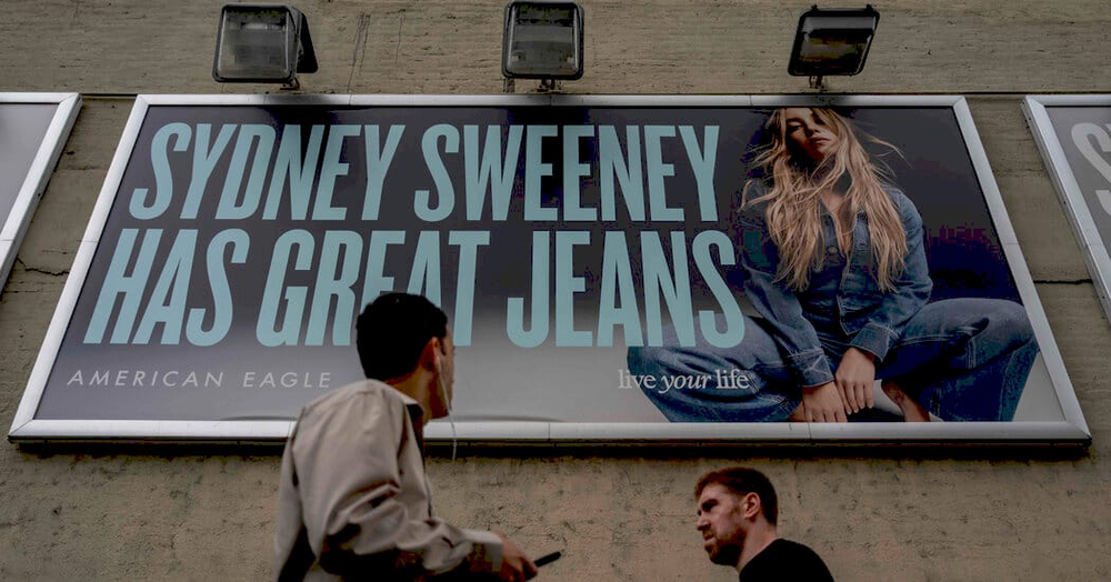 Реклама джинсів American Eagle з Сідні Свіні