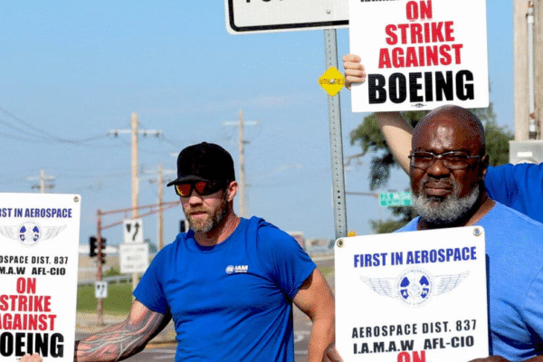 Boeing employees striking in St. Louis
