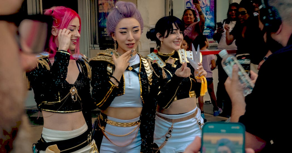 Кадр з фільму KPop Demon Hunters