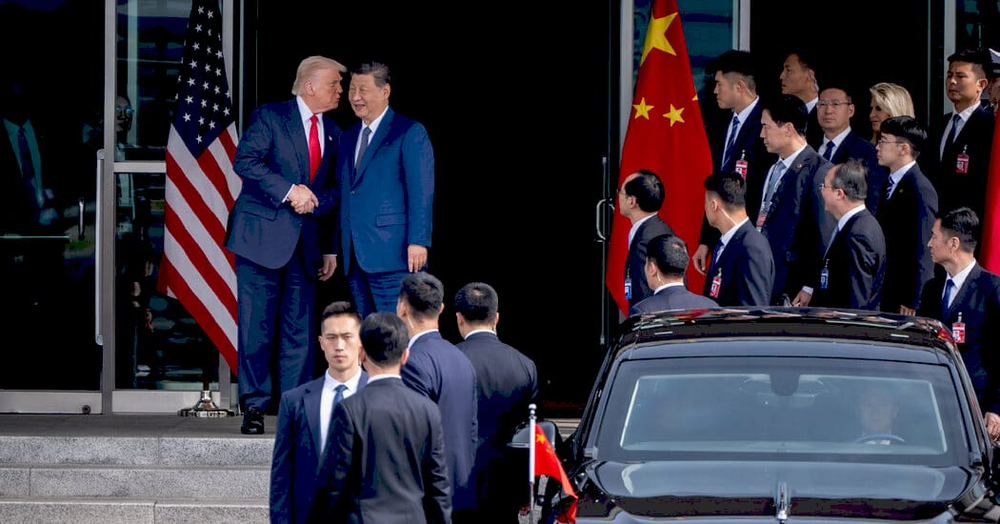 Трамп і Сі Цзіньпін під час зустрічі