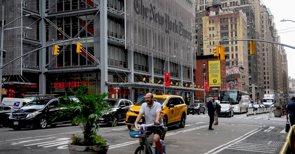 Зображення, що ілюструє зростання підписників The New York Times