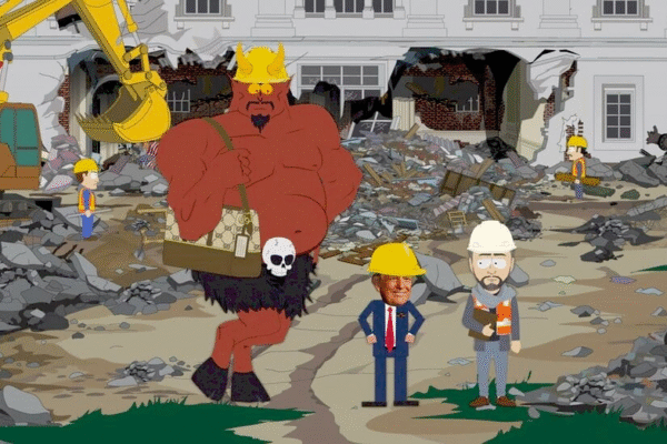 South Park explores political themes