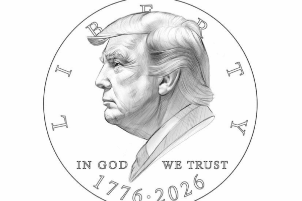 Монета з зображенням Дональда Трампа