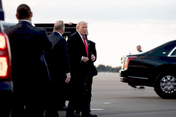 Трамп під час прес-конференції щодо урядової затримки