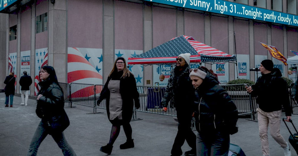 Судова зала під час слухання справи Smartmatic проти Fox News