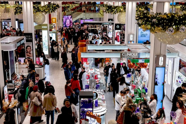 Графік витрат споживачів під час святкового сезону