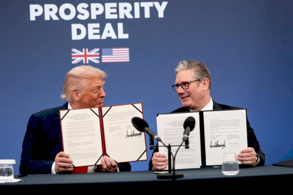 Символіка торгівлі між США та Великою Британією