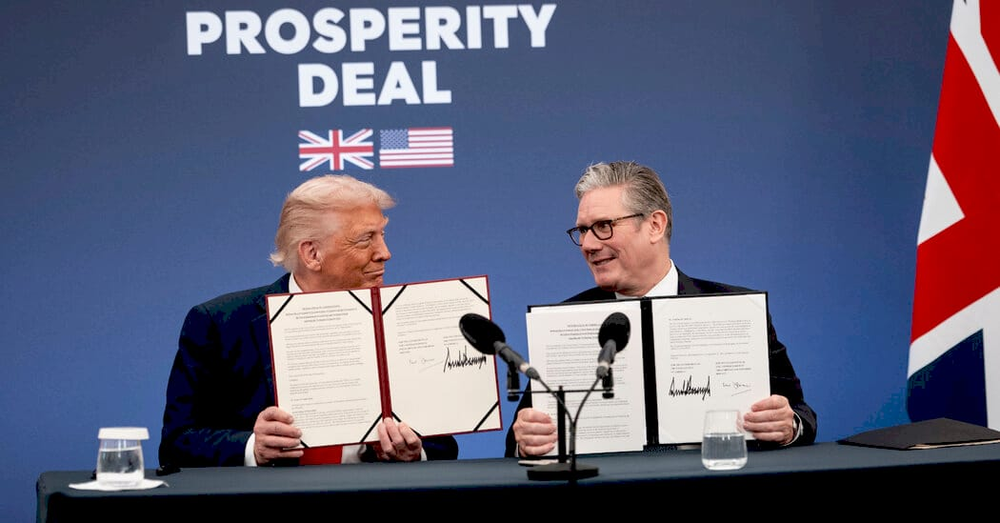 Символіка торгівлі між США та Великою Британією